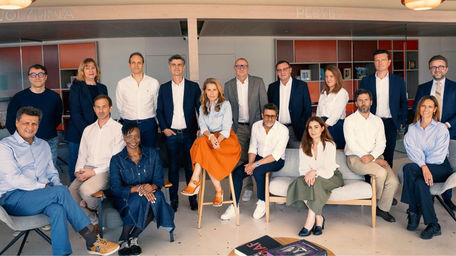 Photo de groupe du Comité de direction de la Sacem 2025