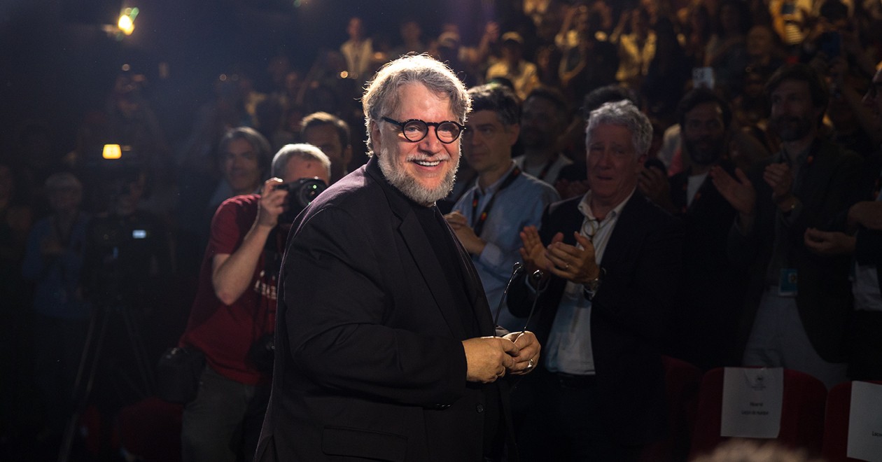 Guillermo del Toro at Sacem Music lesson