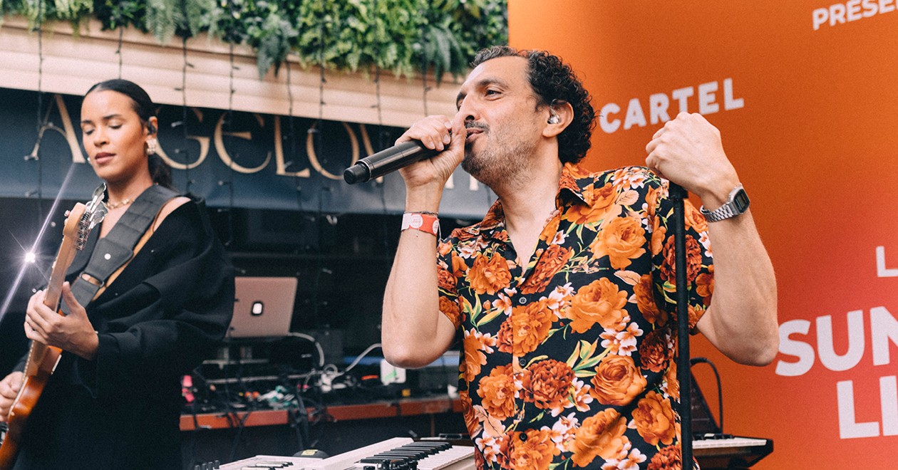 The Kid Francescoli band at Sacem Sunset Live